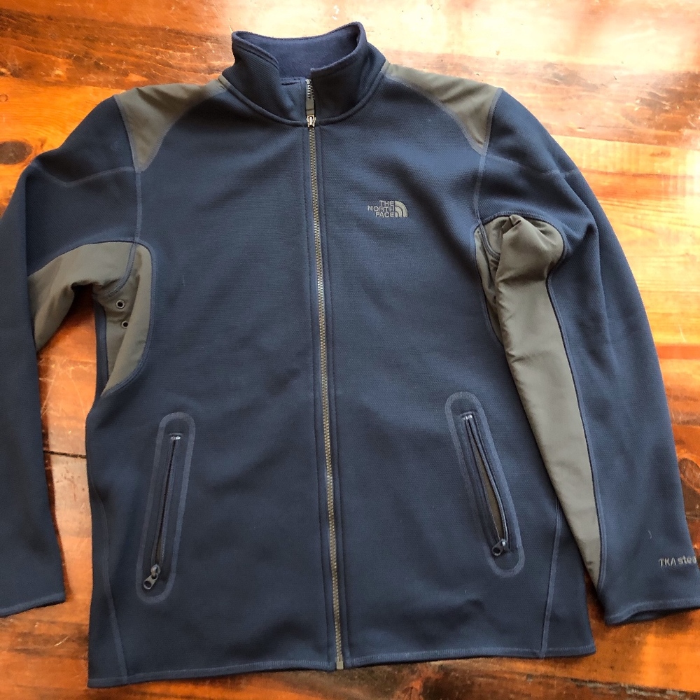 North Face jacket Mens M Blue/Grey